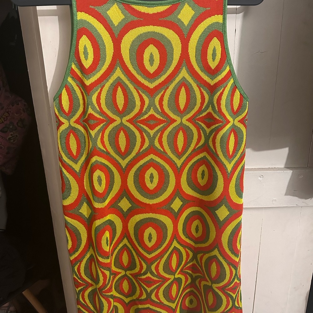 Zara Multicolor Geometric Mini Dress
